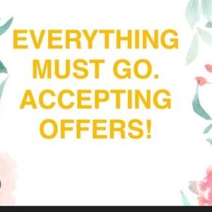 Please send offers! Doing major clean out!!!